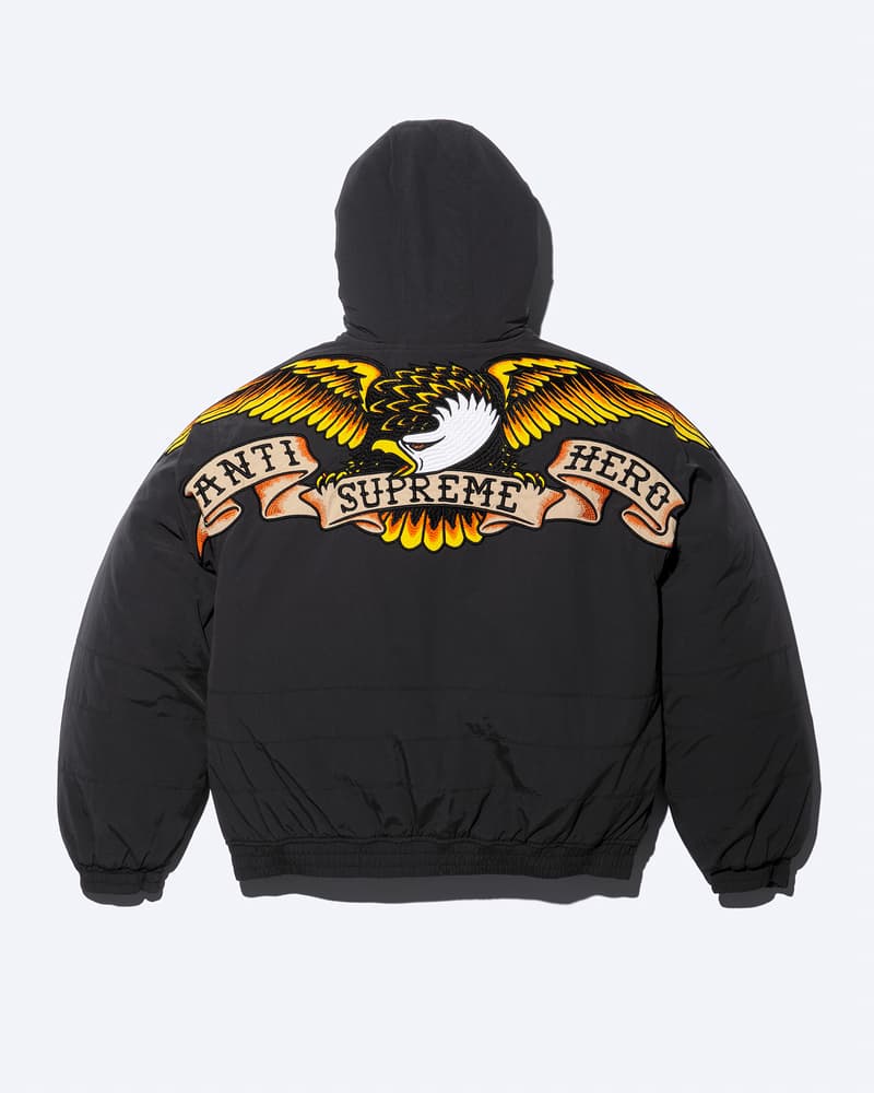 シュプリーム x アンタイヒーロー 2025年秋コレクションがローンチ Supreme x ANTIHERO 2025 fall release info. new era Julien Stranger