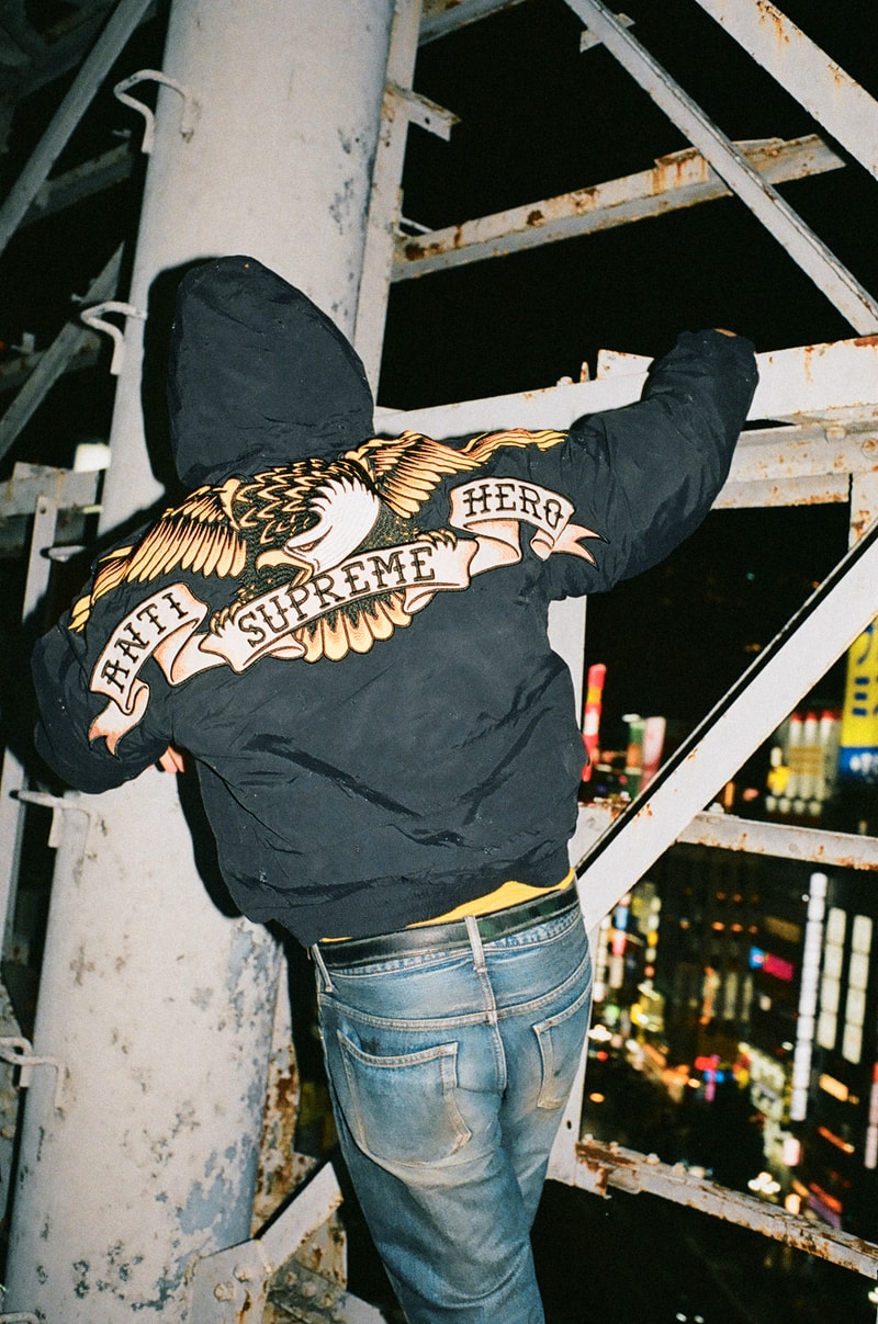 シュプリーム x アンタイヒーロー 2025年秋コレクションがローンチ Supreme x ANTIHERO 2025 fall release info. new era Julien Stranger