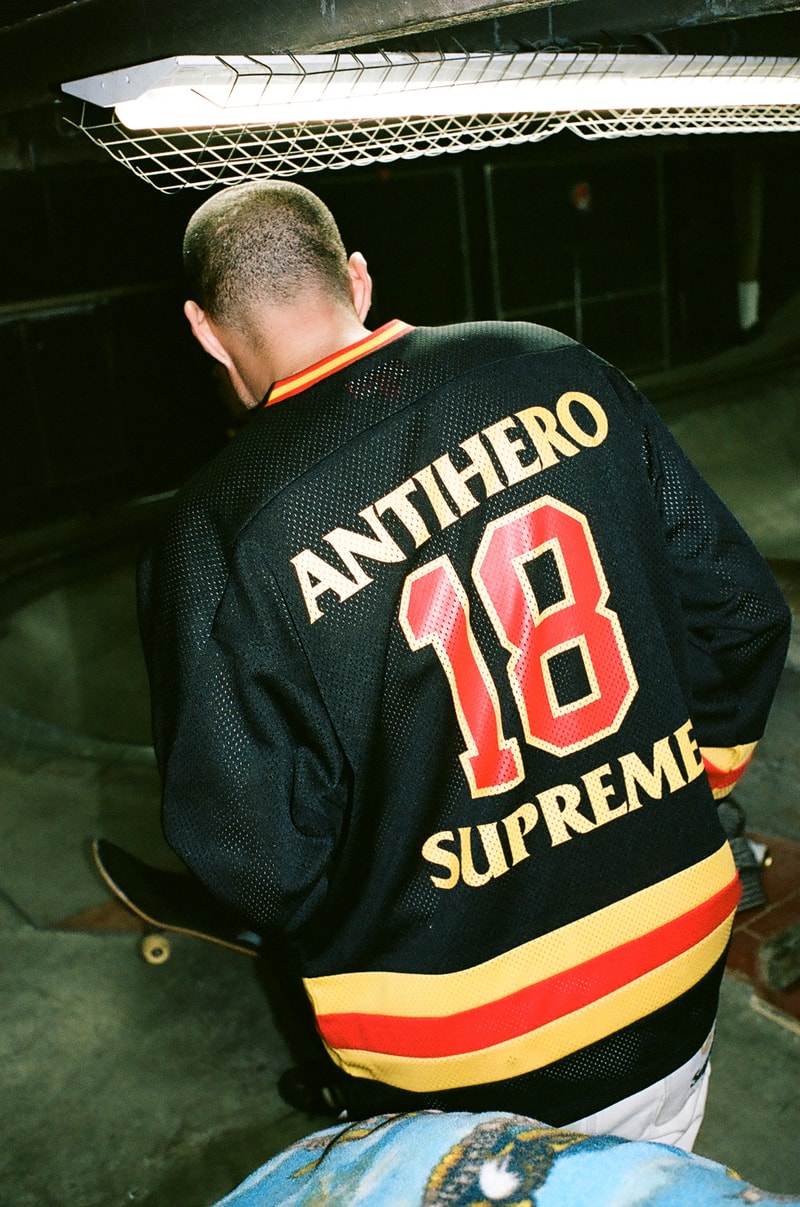 シュプリーム x アンタイヒーロー 2025年秋コレクションがローンチ Supreme x ANTIHERO 2025 fall release info. new era Julien Stranger