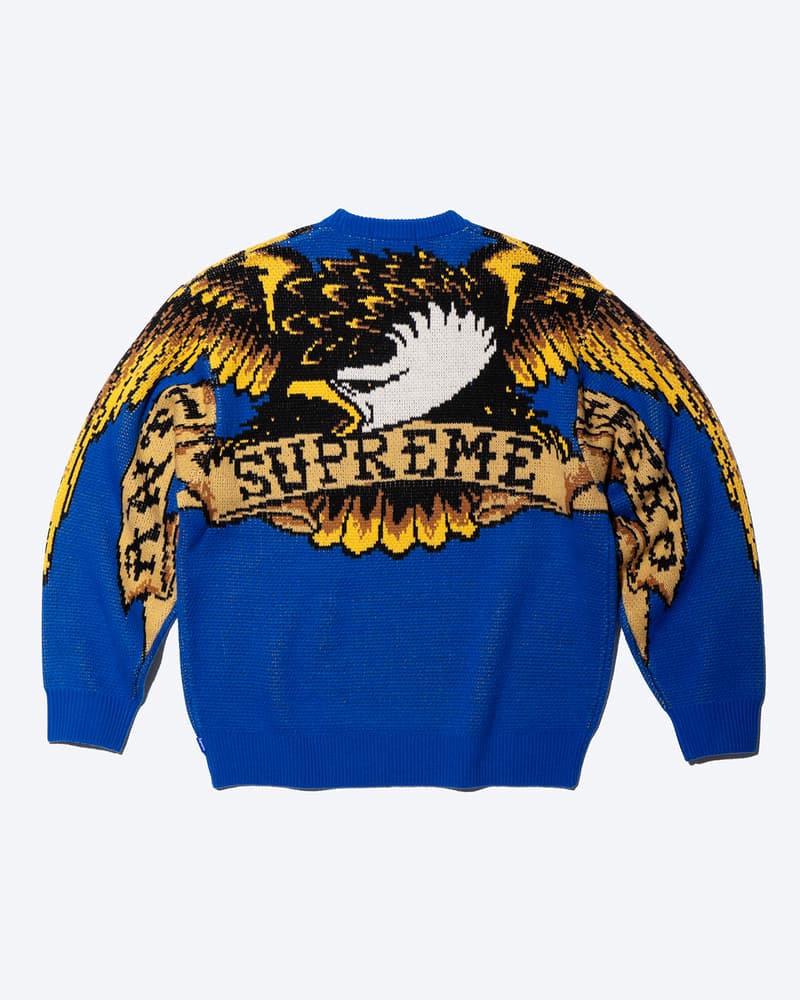 シュプリーム x アンタイヒーロー 2025年秋コレクションがローンチ Supreme x ANTIHERO 2025 fall release info. new era Julien Stranger