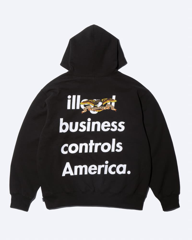 シュプリーム x アンタイヒーロー 2025年秋コレクションがローンチ Supreme x ANTIHERO 2025 fall release info. new era Julien Stranger