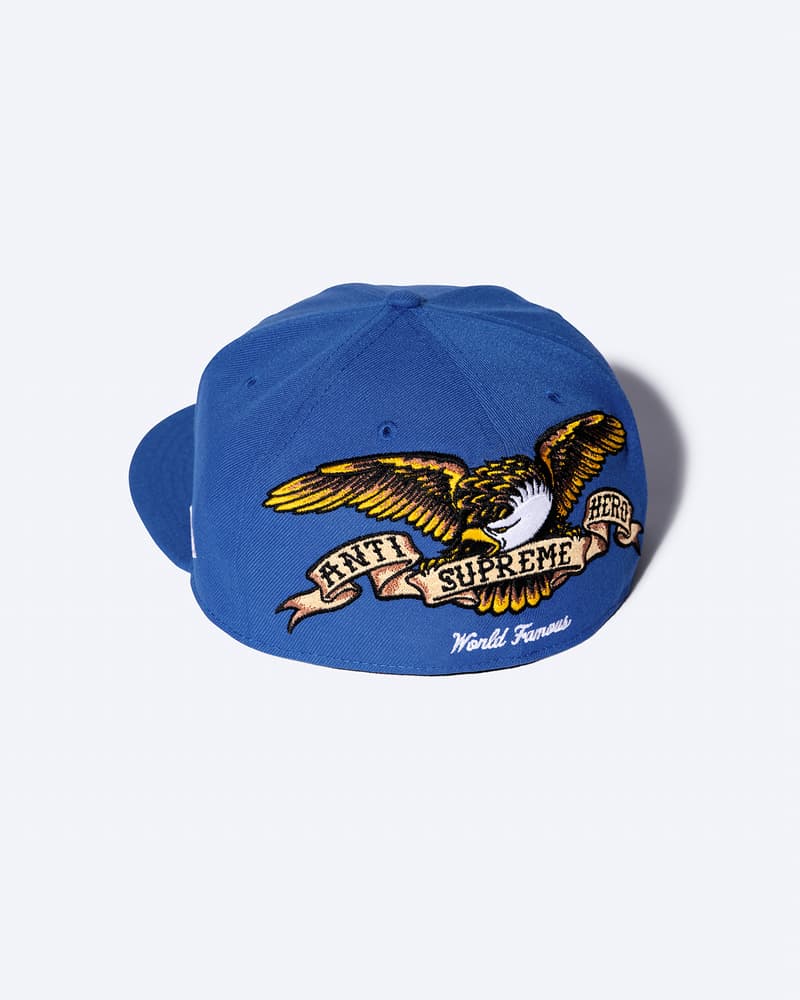 シュプリーム x アンタイヒーロー 2025年秋コレクションがローンチ Supreme x ANTIHERO 2025 fall release info. new era Julien Stranger