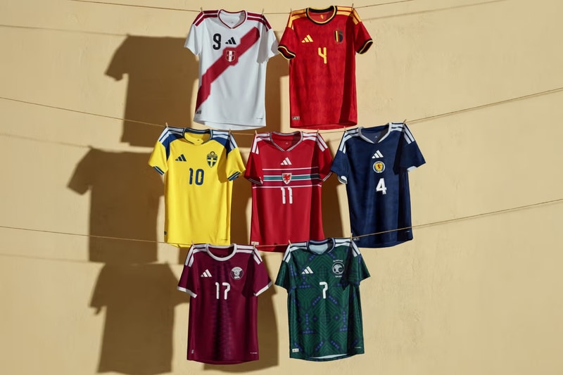アディダスが2026年FIFAワールドカップ公式ホームキット22種を発表 adidas fifa world cup 2026 home kit collection release info 2