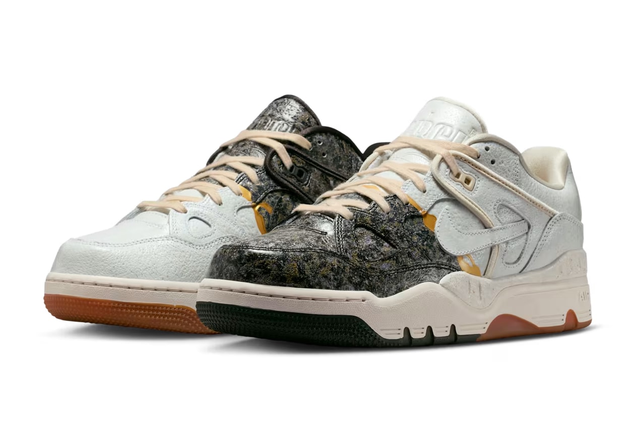  NIGO®️ が“金継ぎ”に着想を得た Nike Air Force 3 Low を発表 NIGO x Nike Air Force 3 LOW Phantom and Night Stadium release info