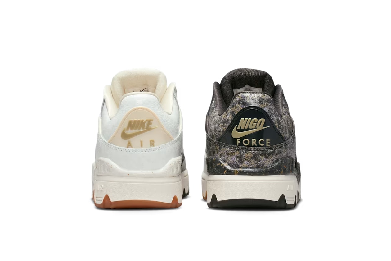  NIGO®️ が“金継ぎ”に着想を得た Nike Air Force 3 Low を発表 NIGO x Nike Air Force 3 LOW Phantom and Night Stadium release info