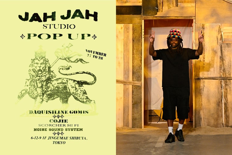 JAH JAH 日本初の単独ポップアップが東京で開催