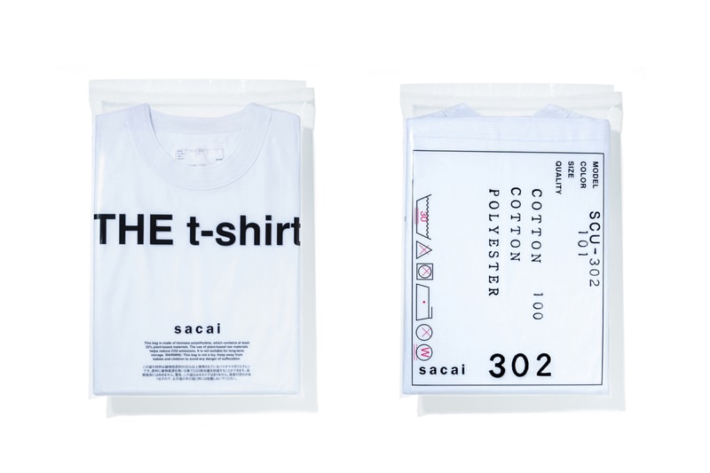 サカイのパックTシャツ THE t-shirt 第2弾が『sacai Aoyama』限定でリリース sacai t the t shirt second series sacai aoyama release info