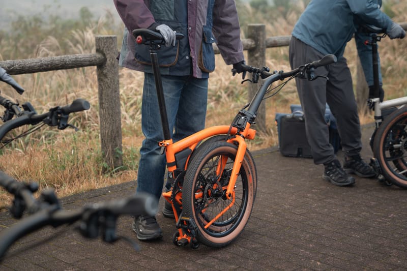 伊豆大島で Brompton G Line を乗ってみた