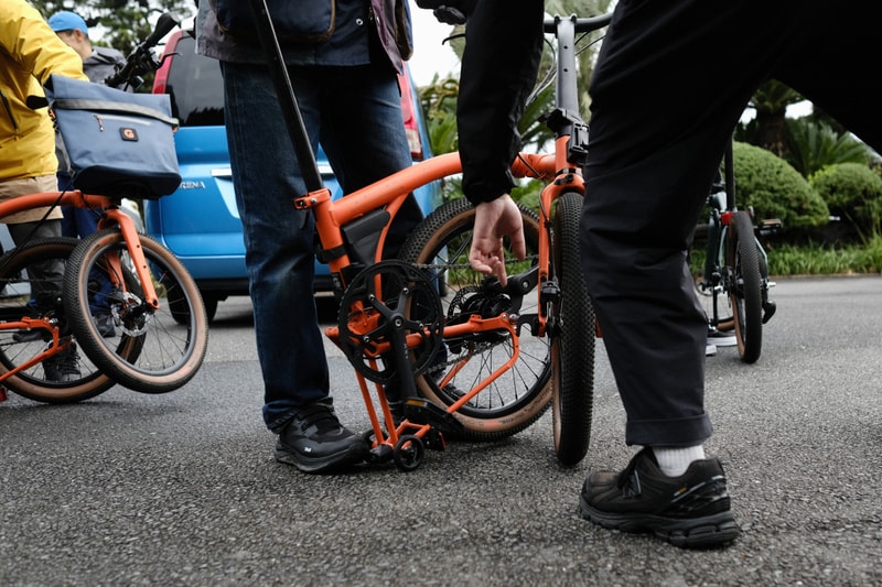 伊豆大島で Brompton G Line を乗ってみた　ブロンプトン