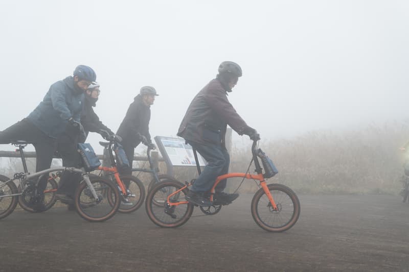 伊豆大島で Brompton G Line を乗ってみた　ブロンプトン