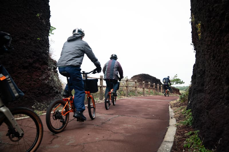 伊豆大島で Brompton G Line を乗ってみた　ブロンプトン