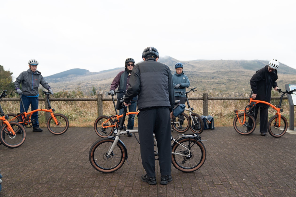 伊豆大島で Brompton G Line を乗ってみた　ブロンプトン