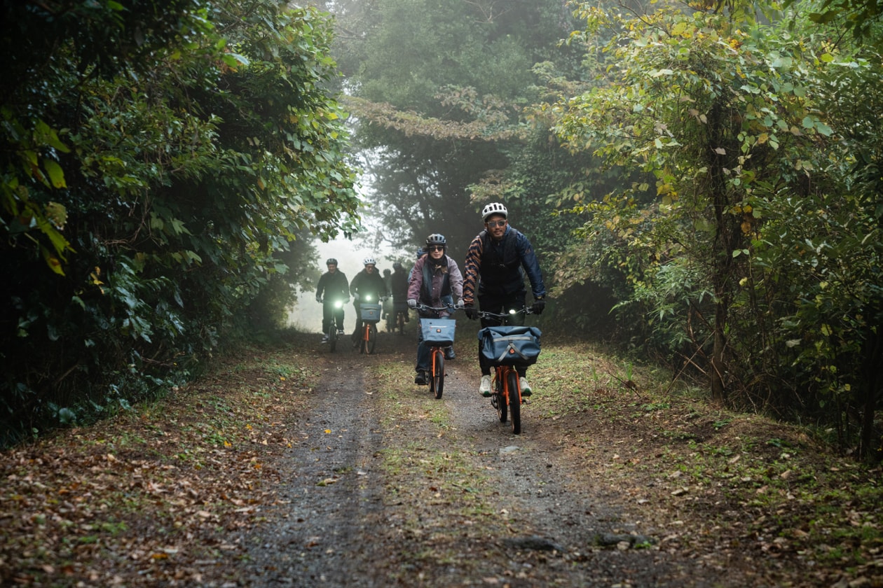 伊豆大島で Brompton G Line を乗ってみた　ブロンプトン