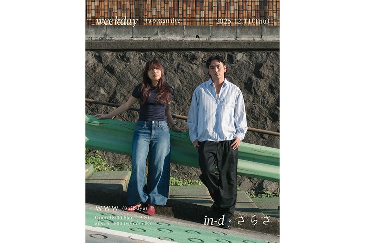 ラッパー in-d がツーマン企画 “weekday -two man live-” を渋谷 WWW にて開催
