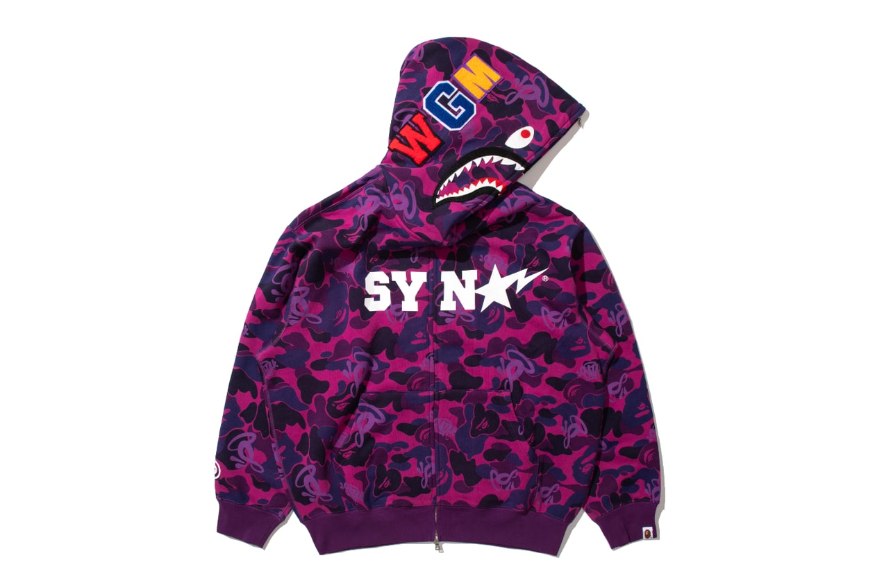セントラル・シーの手掛ける ベイプ®︎ x スポティファイ x シナ コレクションの全貌が解禁 BAPE® X Spotify X SYNA by Central Cee capsule collection release info