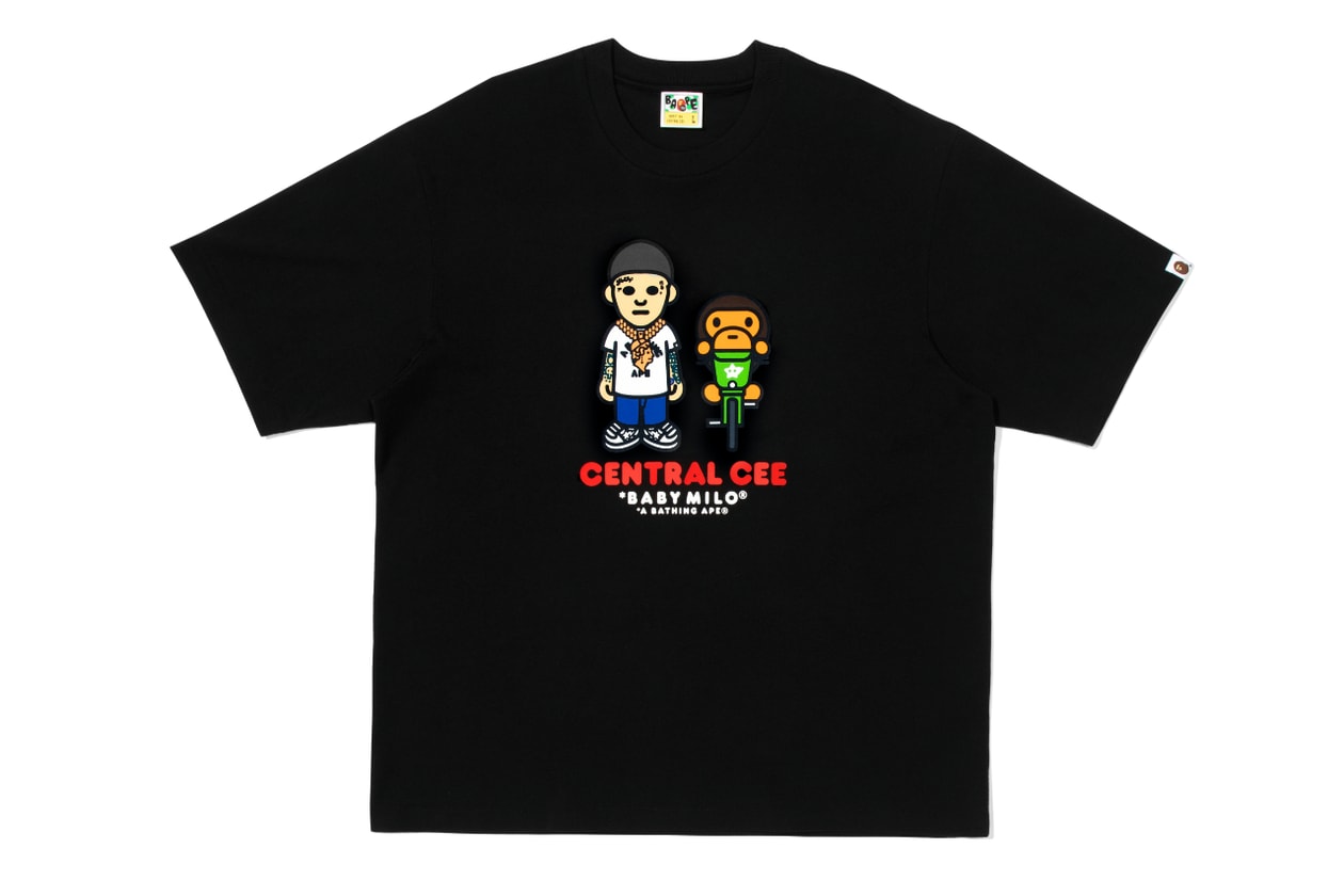 セントラル・シーの手掛ける ベイプ®︎ x スポティファイ x シナ コレクションの全貌が解禁 BAPE® X Spotify X SYNA by Central Cee capsule collection release info
