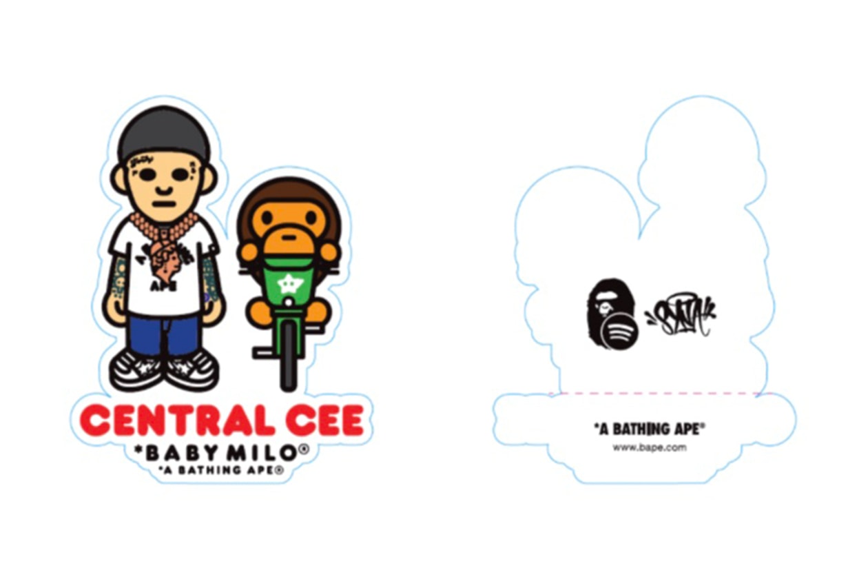 セントラル・シーの手掛ける ベイプ®︎ x スポティファイ x シナ コレクションの全貌が解禁 BAPE® X Spotify X SYNA by Central Cee capsule collection release info