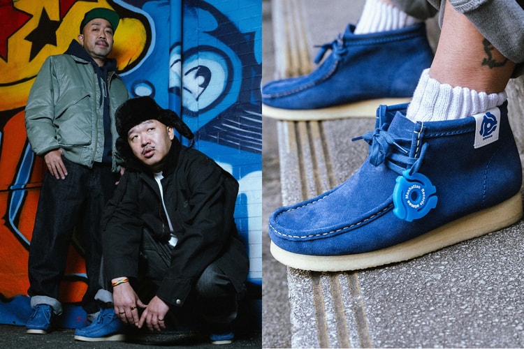 Clarks x Manhattan Records x atmos トリプルコラボ Wallabee BT が登場