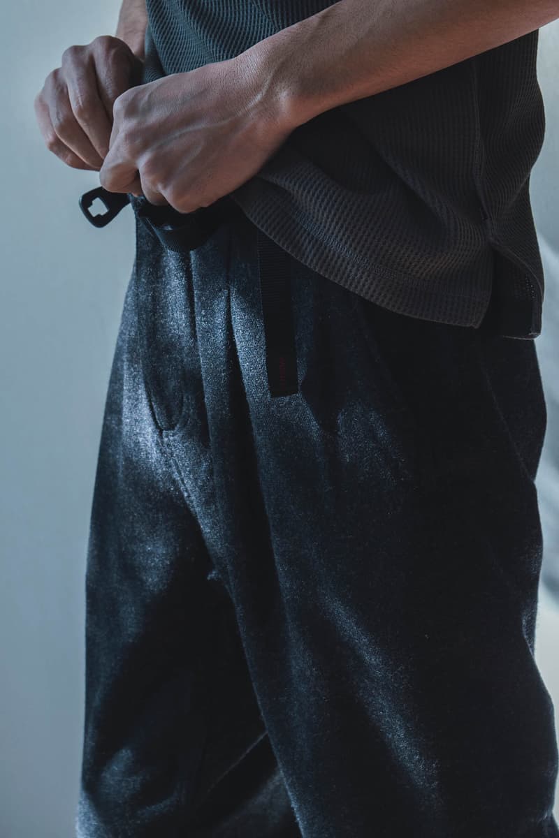 グラミチxノンネイティブからカシミヤブレンドのコラボパンツがリリース gramicci nonnative cashmere brend collabo pants release info