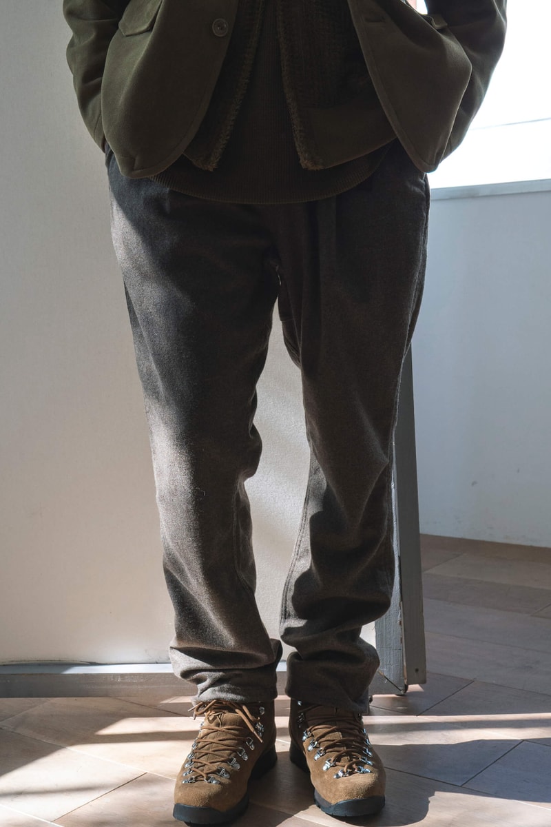 グラミチxノンネイティブからカシミヤブレンドのコラボパンツがリリース gramicci nonnative cashmere brend collabo pants release info
