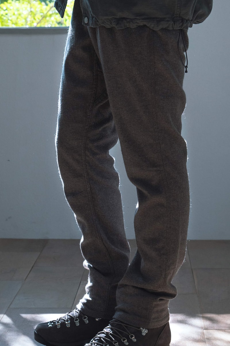 グラミチxノンネイティブからカシミヤブレンドのコラボパンツがリリース gramicci nonnative cashmere brend collabo pants release info