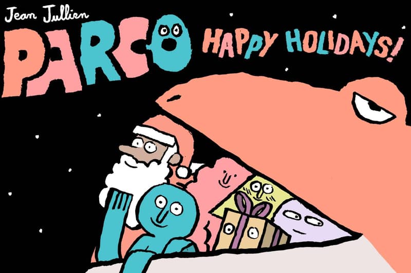 パルコがジャン・ジュリアンを招聘したホリデーキャンペーンを実施　PARCO Jean Jullien holiday campaign