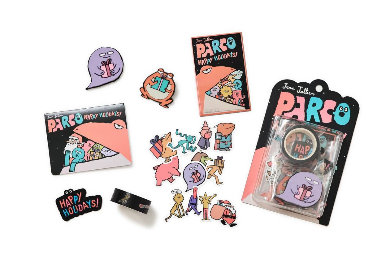 パルコがジャン・ジュリアンを招聘したホリデーキャンペーンを実施　PARCO Jean Jullien holiday campaign