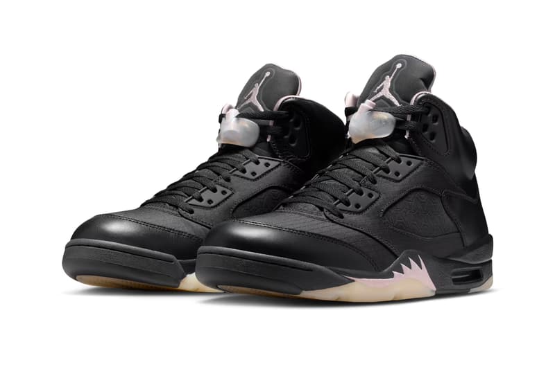 PSG x エアジョーダン 5 “オフノワール アンド アンスラサイト” の発売情報が解禁 PSG x Air Jordan 5 Off Noir and Anthracite release info
