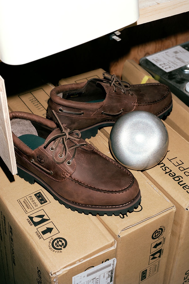 ディスイズネバーザット®x ティンバーランドより最新コラボモデルが発売 thisisneverthat timberland classic 3 eye lug boat shoe release info