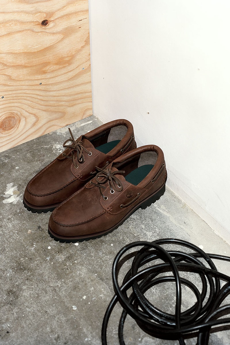 ディスイズネバーザット®x ティンバーランドより最新コラボモデルが発売 thisisneverthat timberland classic 3 eye lug boat shoe release info