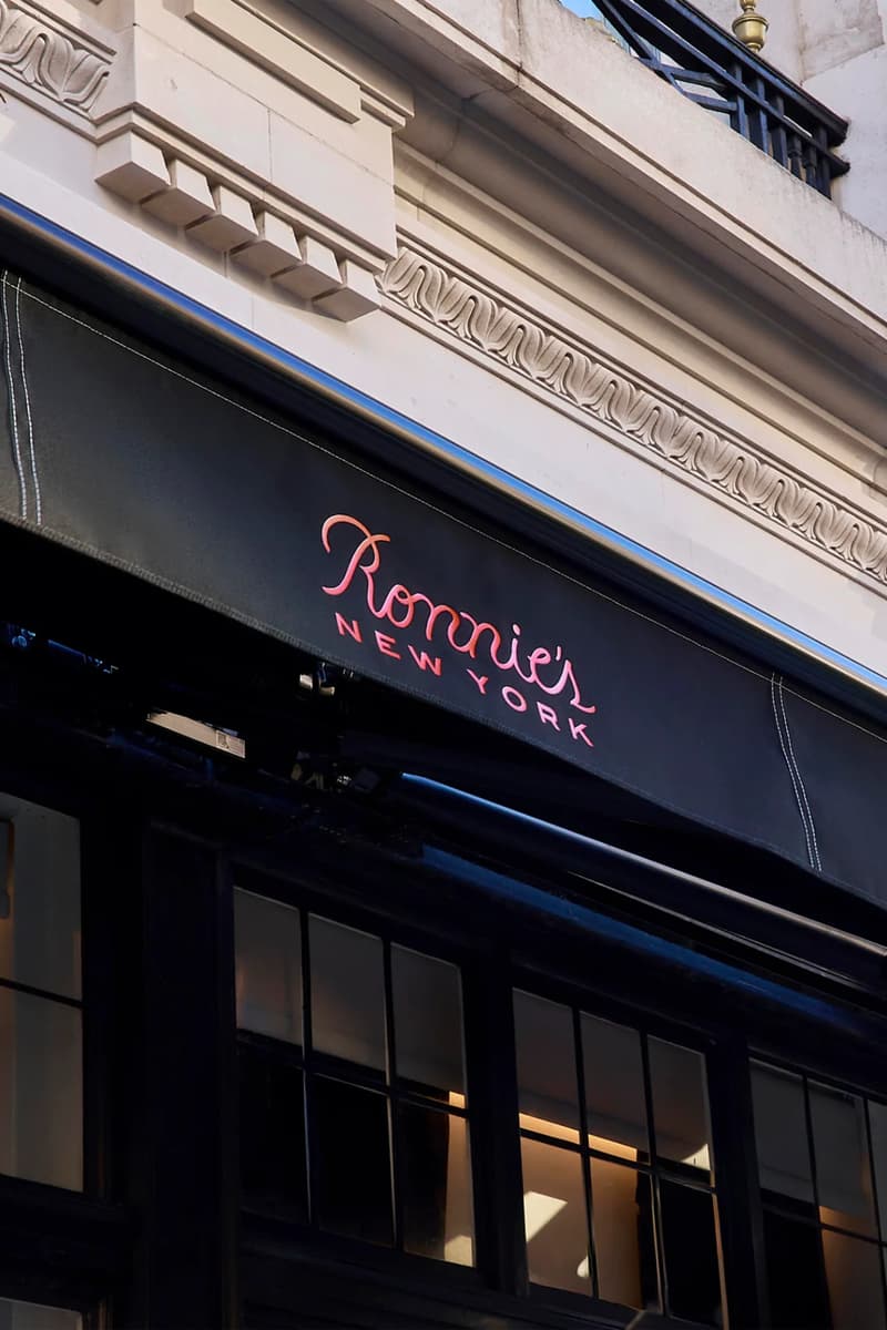 キス ロニー・ファイグの手掛ける初のレストラン ロニーズがロンドンにオープン Kith  Ronnie Fieg's First restaurant Ronnie’s open london info