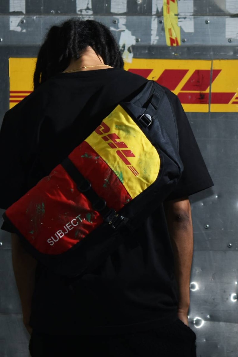 ディーエイチエルとサブジェクトがバッグコレクションを発表 DHL と SUBJECT bag collection release info 