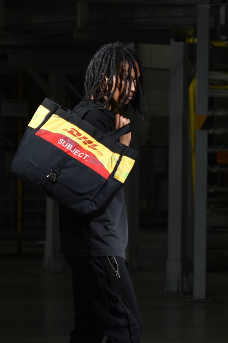 ディーエイチエルとサブジェクトがバッグコレクションを発表 DHL と SUBJECT bag collection release info 