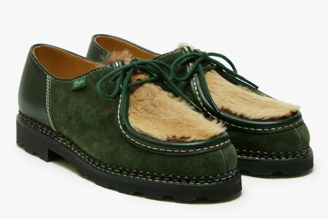 ドーバー ストリート マーケット ギンザ x パラブーツ 限定モデルが登場 DOVER STREET MARKET x PARABOOT Michael Lapin Marche Green release info