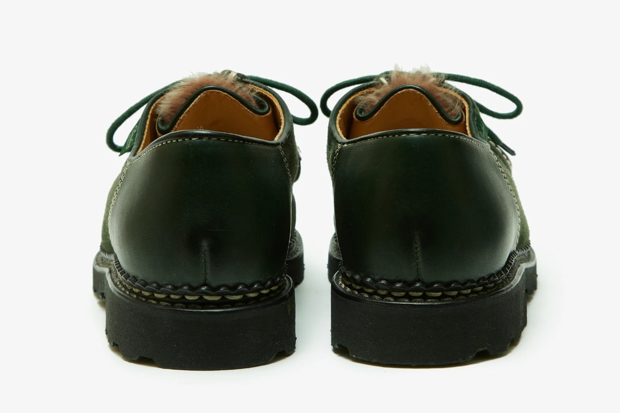 ドーバー ストリート マーケット ギンザ x パラブーツ 限定モデルが登場 DOVER STREET MARKET x PARABOOT Michael Lapin Marche Green release info