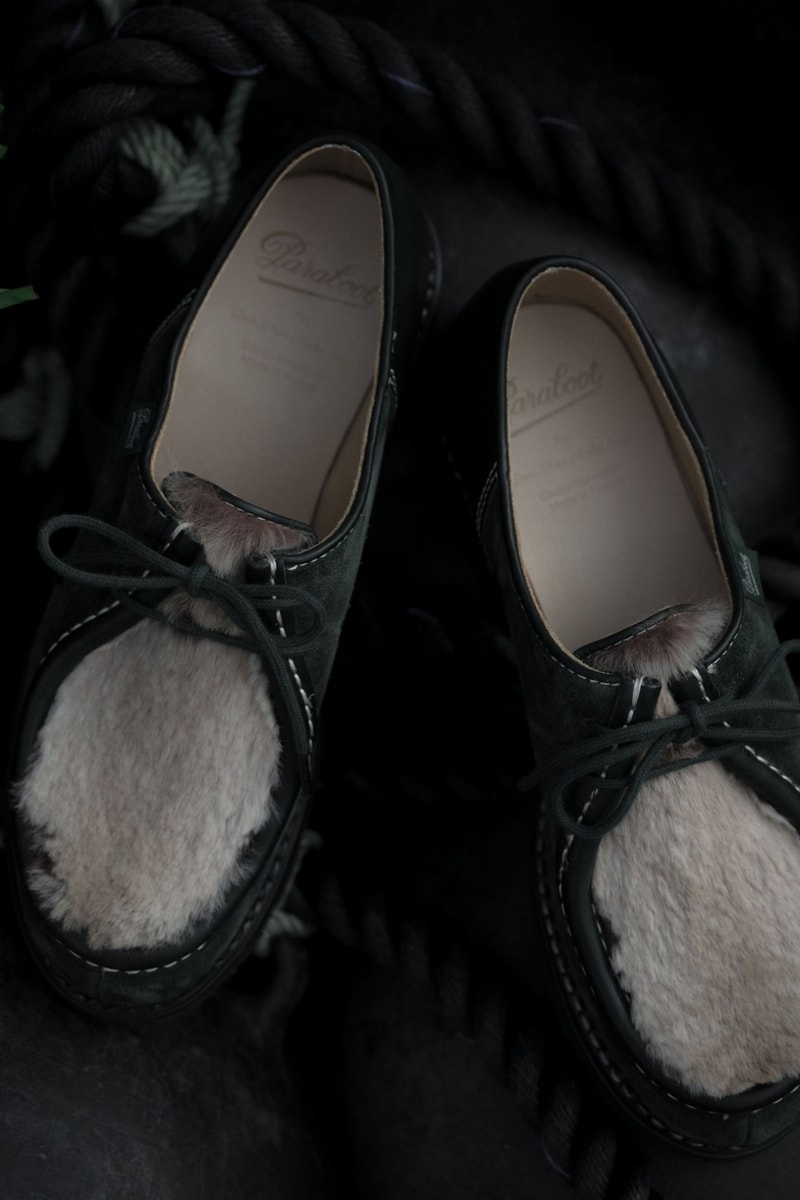 ドーバー ストリート マーケット ギンザ x パラブーツ 限定モデルが登場 DOVER STREET MARKET x PARABOOT Michael Lapin Marche Green release info