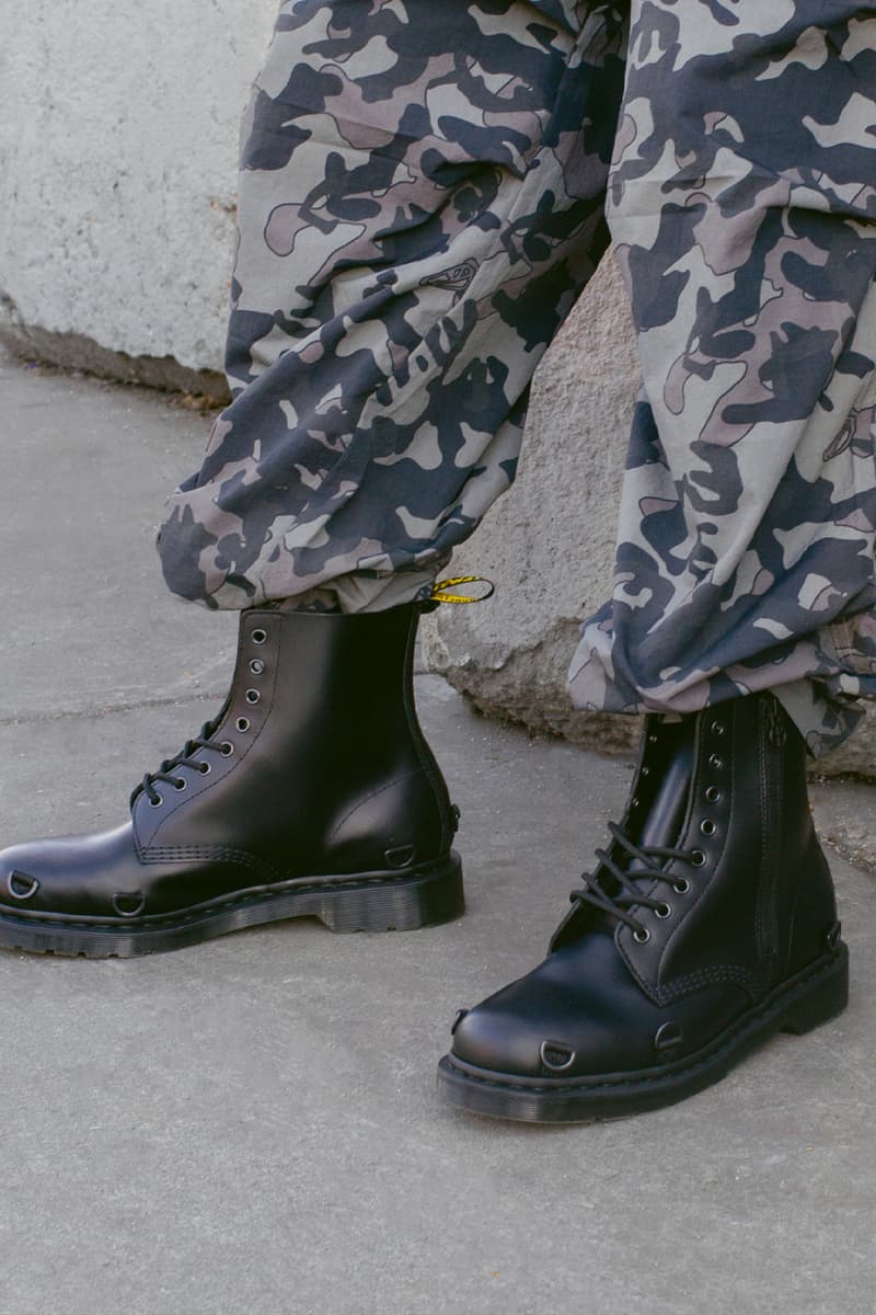 ドクターマーチンxバビロンによるコラボレーションシューズが登場 dr martens babylon collaboration shoes release info
