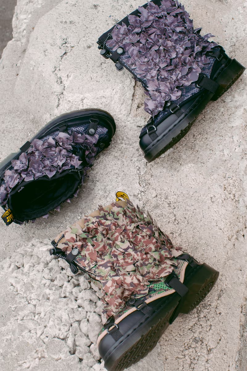 ドクターマーチンxバビロンによるコラボレーションシューズが登場 dr martens babylon collaboration shoes release info