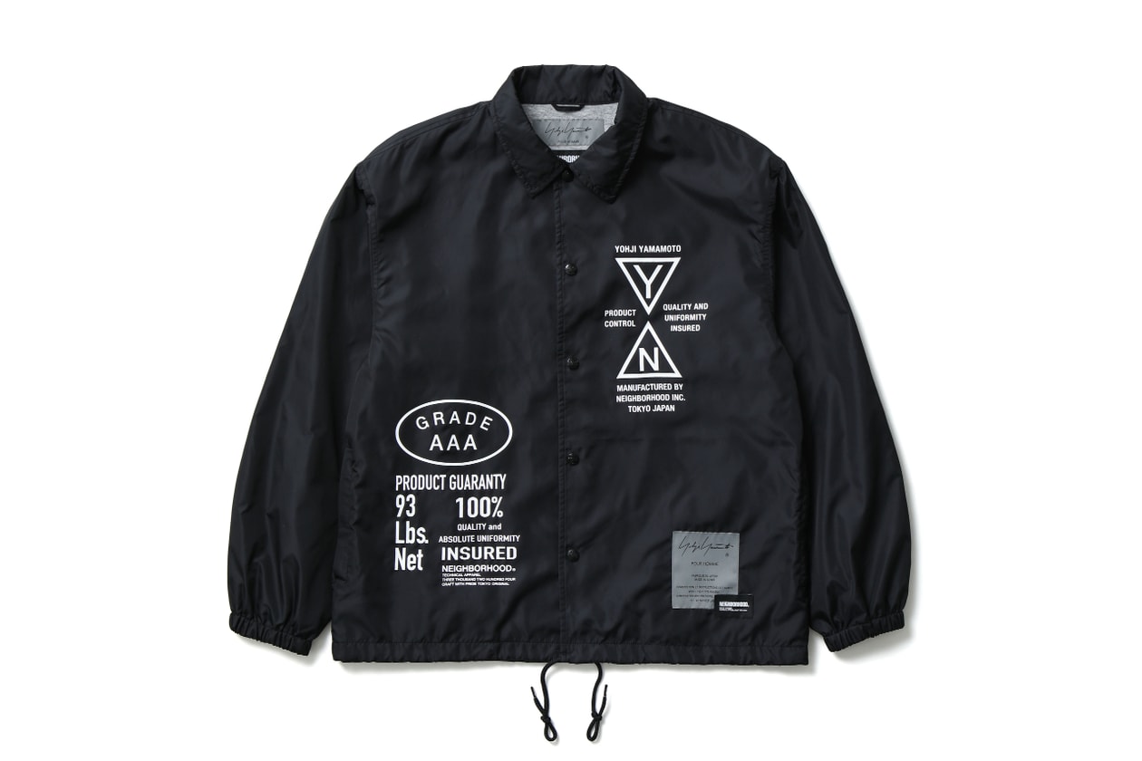 ネイバーフッド x ヨウジヤマモト プールオム コラボコレクション第4弾がローンチ NEIGHBORHOOD Yohji Yamamoto POUR HOMME Autumn Winter 2025 release info