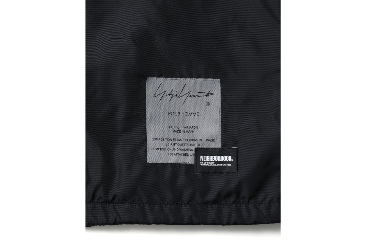 ネイバーフッド x ヨウジヤマモト プールオム コラボコレクション第4弾がローンチ NEIGHBORHOOD Yohji Yamamoto POUR HOMME Autumn Winter 2025 release info