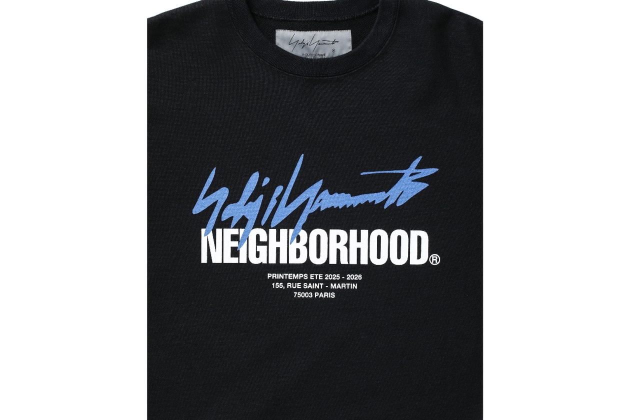 ネイバーフッド x ヨウジヤマモト プールオム コラボコレクション第4弾がローンチ NEIGHBORHOOD Yohji Yamamoto POUR HOMME Autumn Winter 2025 release info