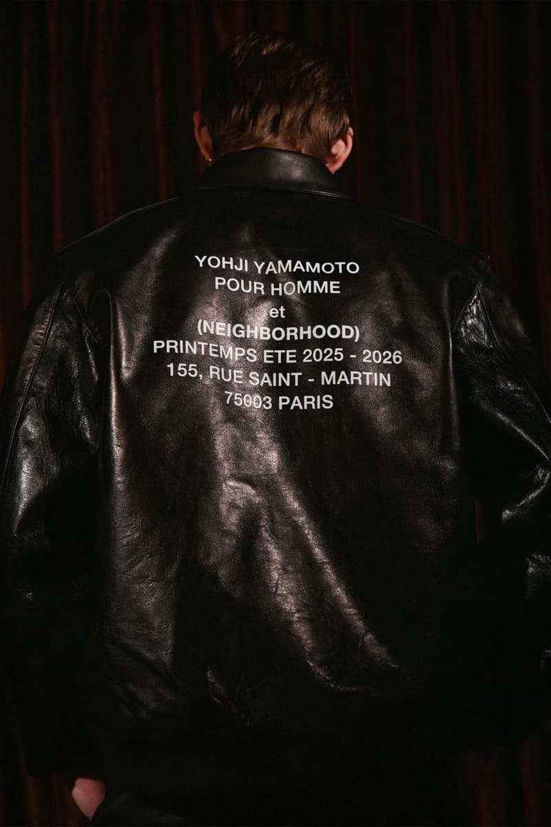 ネイバーフッド x ヨウジヤマモト プールオム コラボコレクション第4弾がローンチ NEIGHBORHOOD Yohji Yamamoto POUR HOMME Autumn Winter 2025 release info