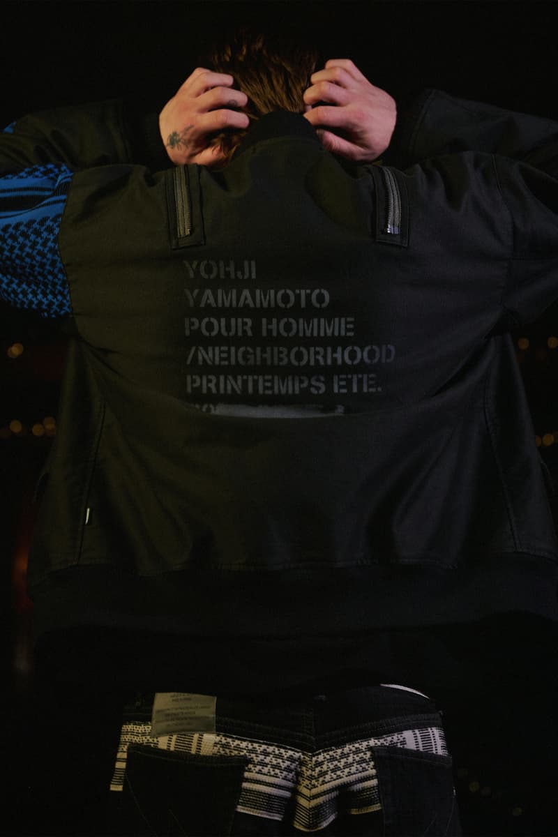 ネイバーフッド x ヨウジヤマモト プールオム コラボコレクション第4弾がローンチ NEIGHBORHOOD Yohji Yamamoto POUR HOMME Autumn Winter 2025 release info