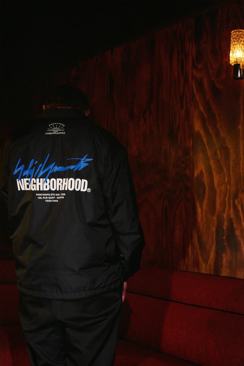 ネイバーフッド x ヨウジヤマモト プールオム コラボコレクション第4弾がローンチ NEIGHBORHOOD Yohji Yamamoto POUR HOMME Autumn Winter 2025 release info