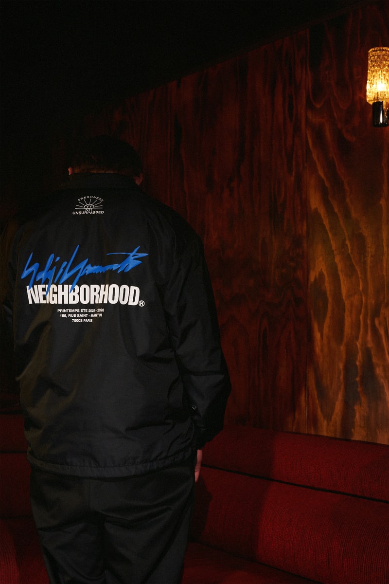 ネイバーフッド x ヨウジヤマモト プールオム コラボコレクション第4弾がローンチ NEIGHBORHOOD Yohji Yamamoto POUR HOMME Autumn Winter 2025 release info