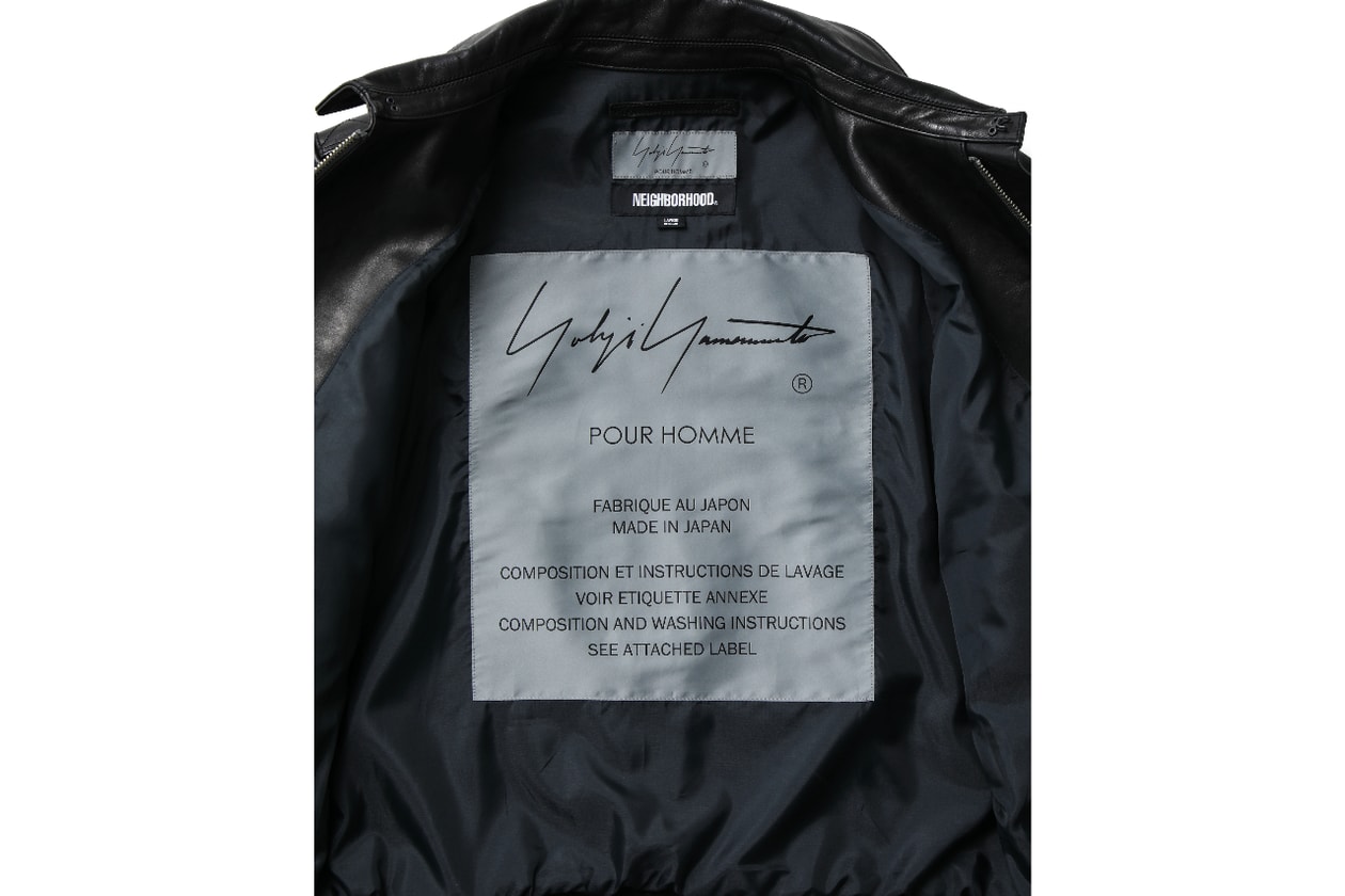 ネイバーフッド x ヨウジヤマモト プールオム コラボコレクション第4弾がローンチ NEIGHBORHOOD Yohji Yamamoto POUR HOMME Autumn Winter 2025 release info