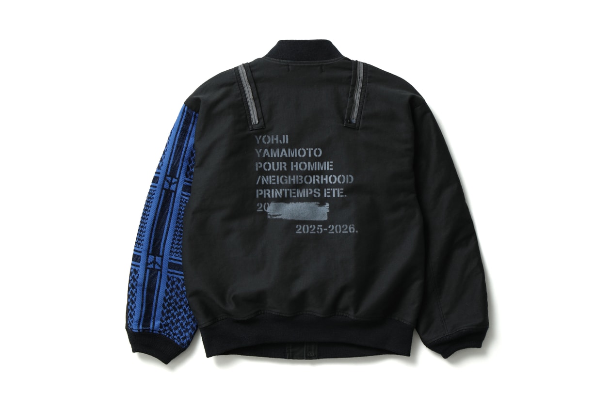 ネイバーフッド x ヨウジヤマモト プールオム コラボコレクション第4弾がローンチ NEIGHBORHOOD Yohji Yamamoto POUR HOMME Autumn Winter 2025 release info