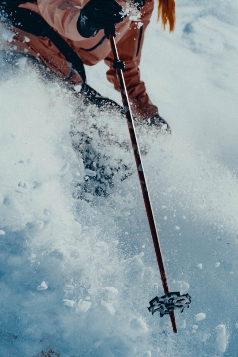 アークテリクス から2025年秋冬 “グロットフラージュ” コレクションが到着 Arc’teryx and Atomic Drop New 2025 Grottoflage Collection, Maverick 105 CTI and Maven 103 CTI skis, Craig Murray and Tonje Kvivik, Grottoflage Maverick 115 CTI