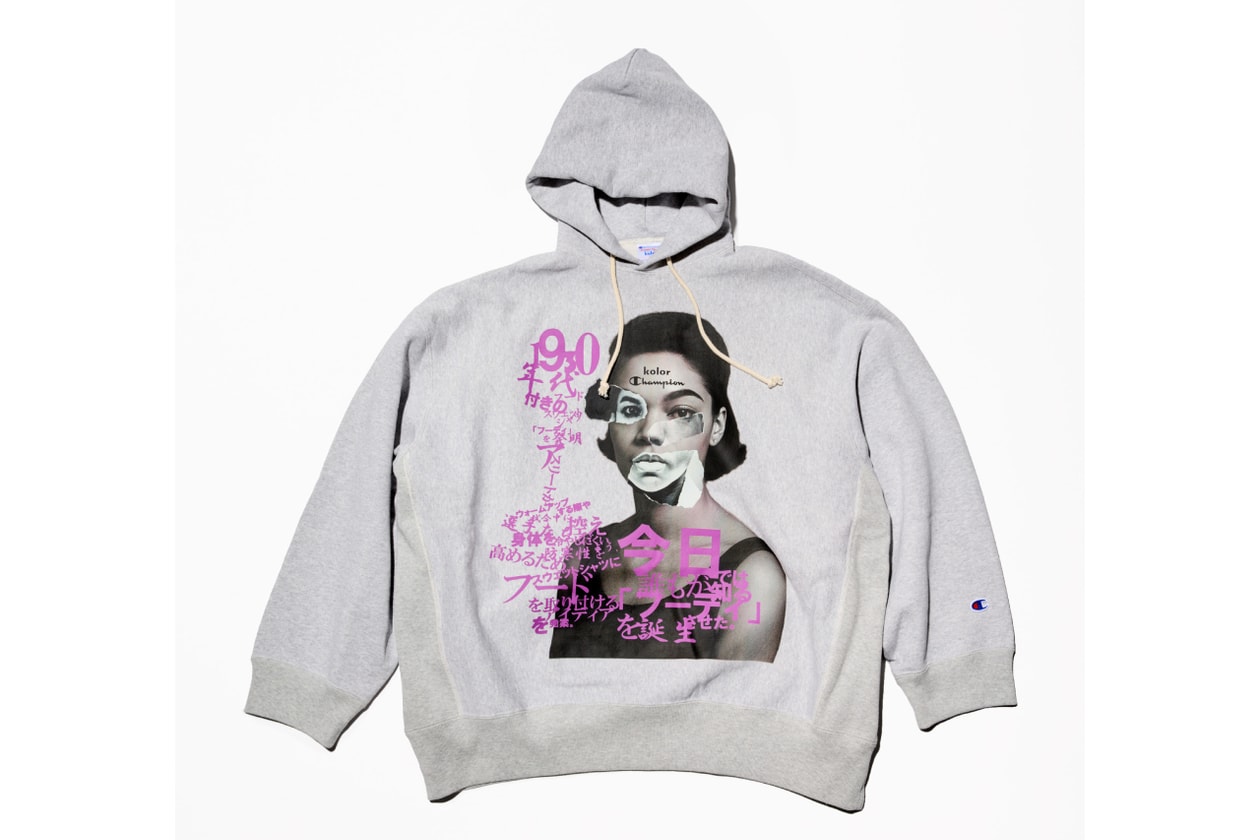 チャンピオンxカラーによる初のコラボレーションウェアが登場 champion kolor collaboration wear release info