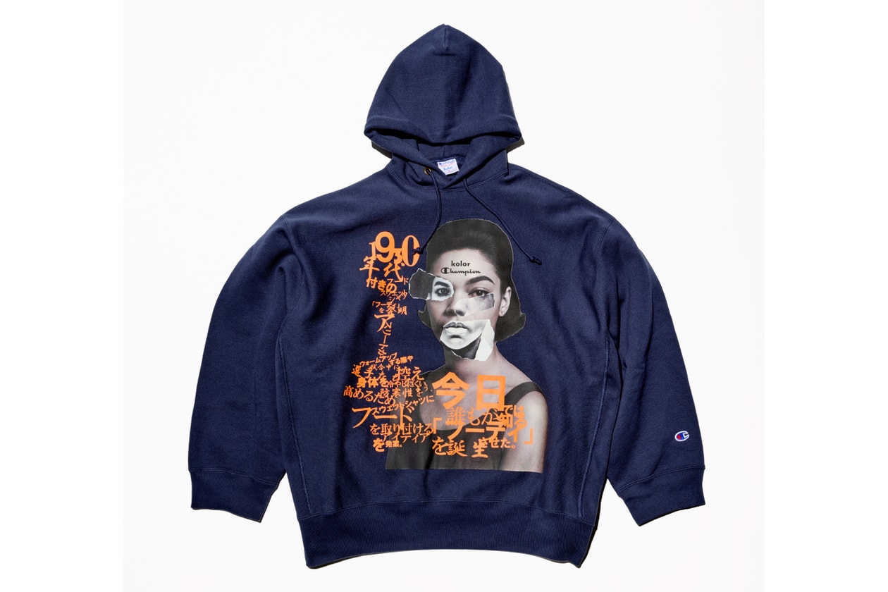 チャンピオンxカラーによる初のコラボレーションウェアが登場 champion kolor collaboration wear release info